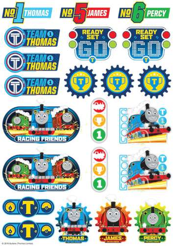 Thomas The Tank Engine Edible Icing Character Icon Sheet - Click Image to Close